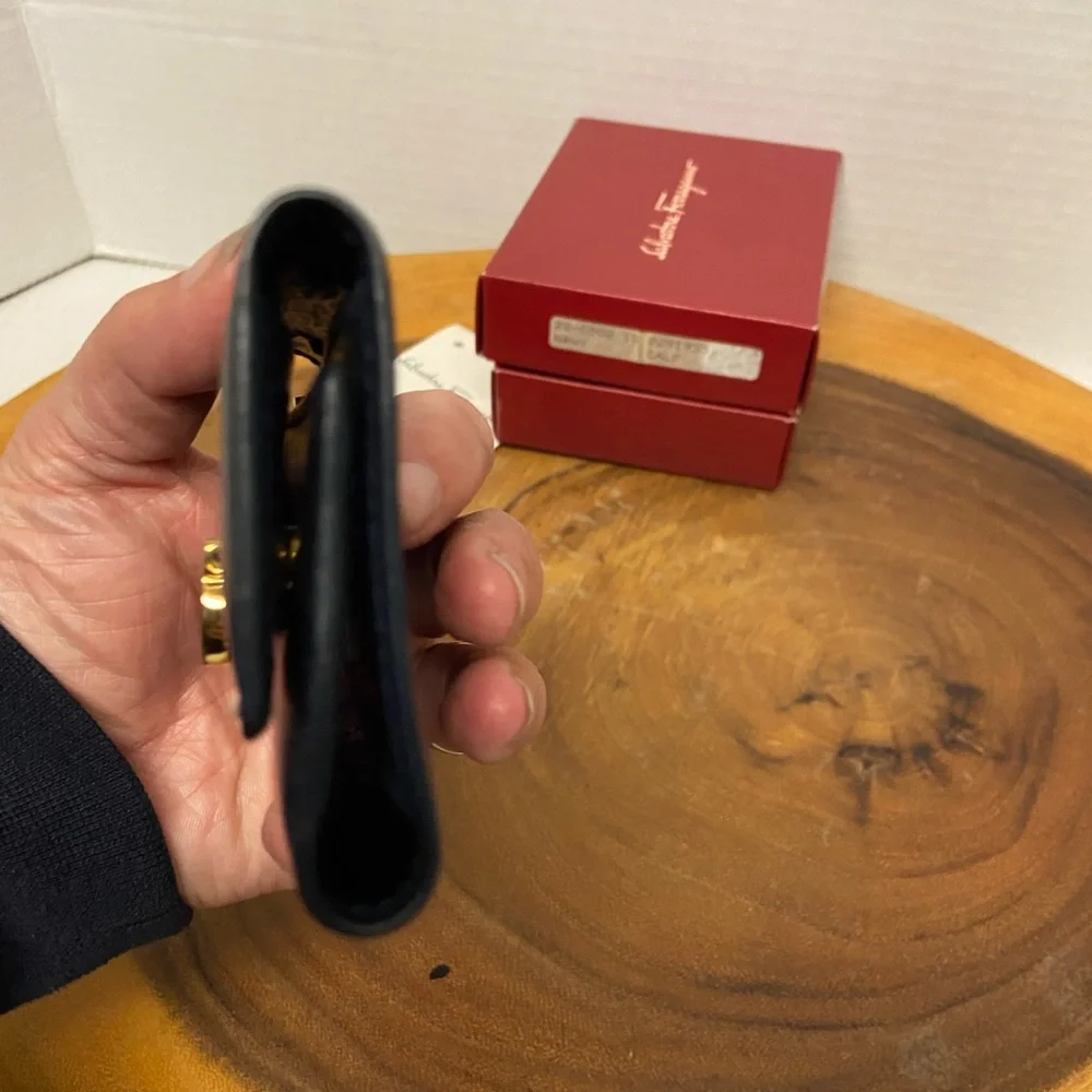 Salvatore Ferragamo Vintage Key Holder Key Fob In Box